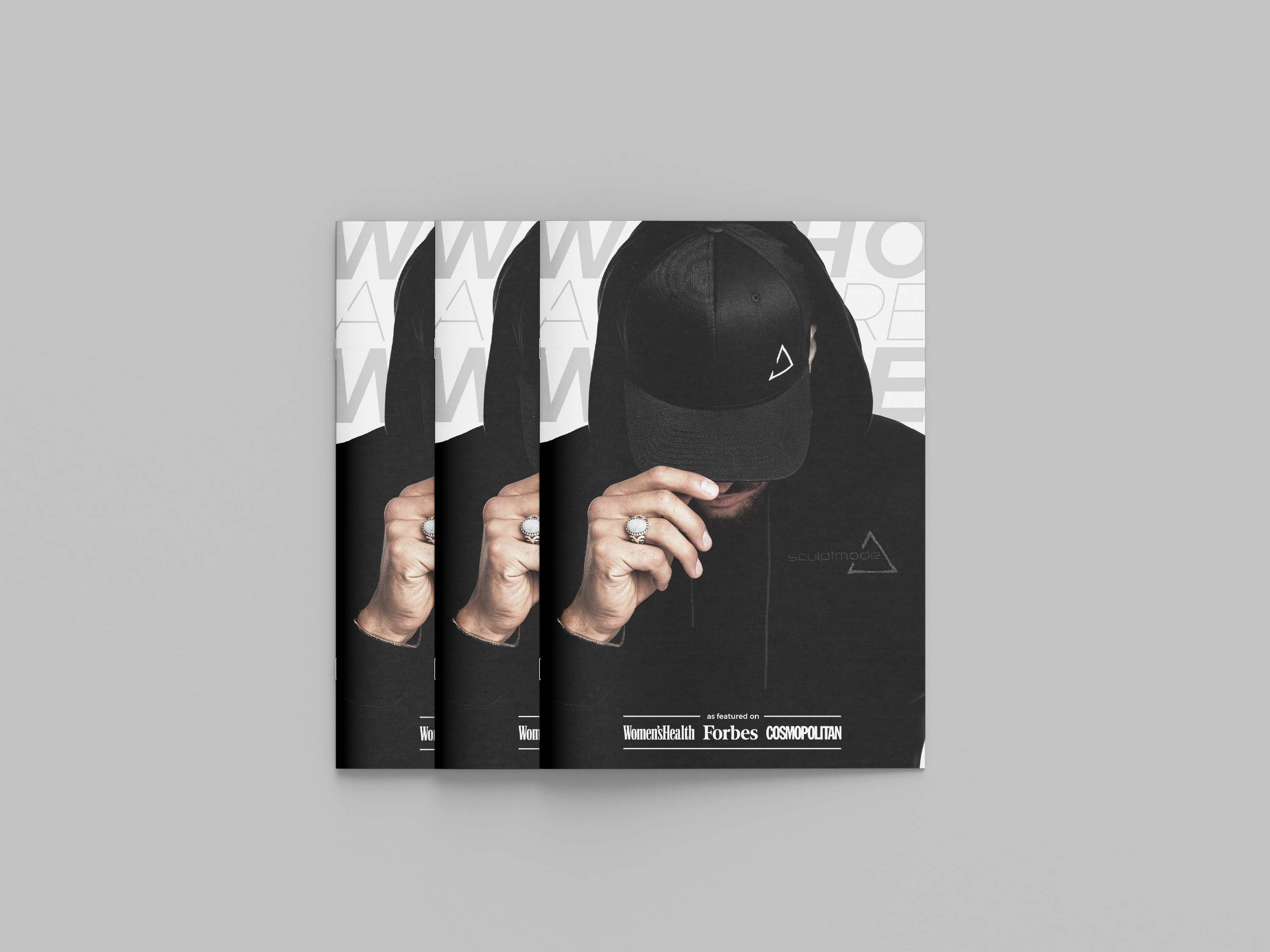 Anders brand wordmark in white placed on top of an image of a modern interior design.